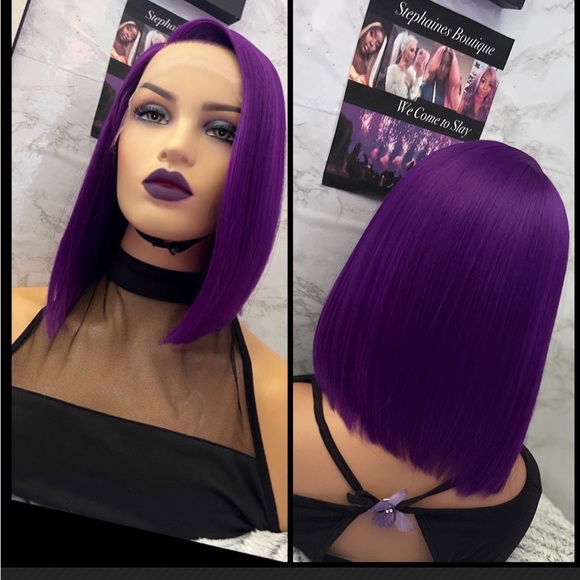 Human Hair Blended lace front wig main image 7